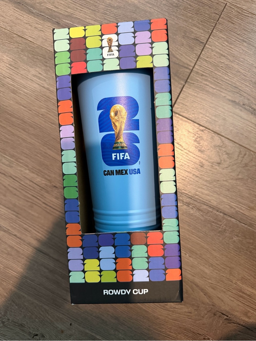 FIFA World Cup 26 Rowdy Cup 24oz Tumbler Blow Hard Cheer Loud USA